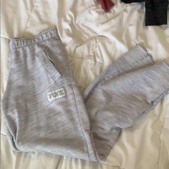 VS Pink Purple/Grey Sweatpants - Picture 1 of 4